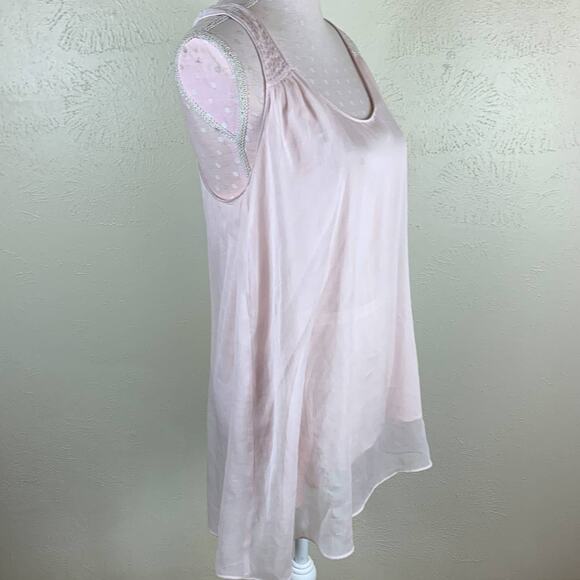 Vintage Victoria's Secret Gold Label 90s‎ Y2K Pink Sequin Chemise Sz M Tank Top - Picture 5 of 11
